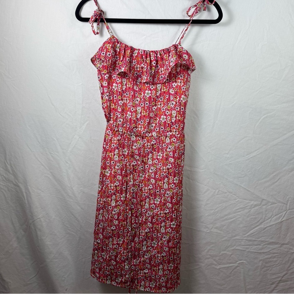 Liberty of London Red Floral Dress Womens Size M